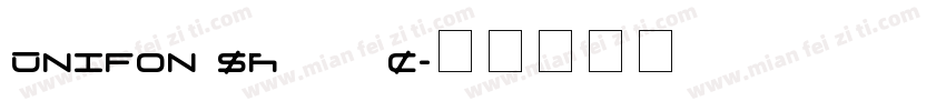 Unifon ST GBK字体转换